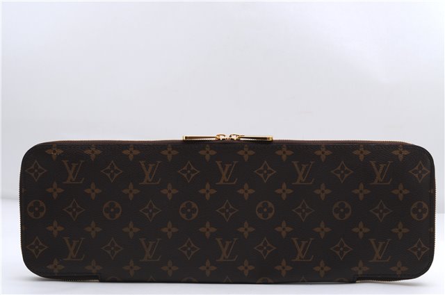 Authentic Louis Vuitton Monogram Etui 5 Cravat Tie Case M47535 LV 2640E