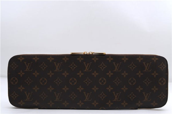 Authentic Louis Vuitton Monogram Etui 5 Cravat Tie Case M47535 LV 2640E