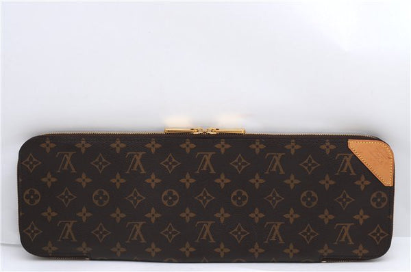Authentic Louis Vuitton Monogram Etui 5 Cravat Tie Case M47535 LV 2640E