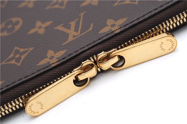 Authentic Louis Vuitton Monogram Etui 5 Cravat Tie Case M47535 LV 2640E