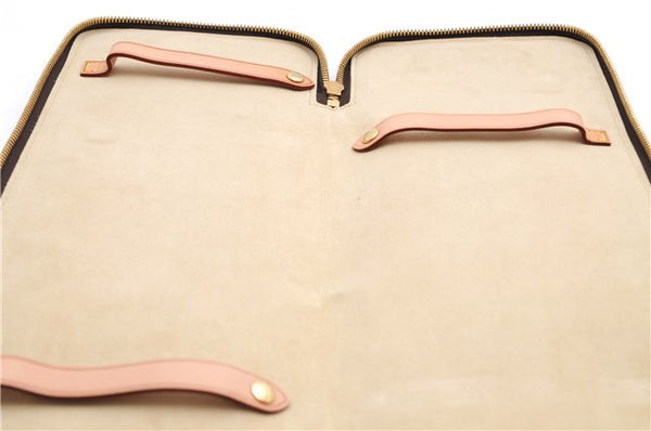 Authentic Louis Vuitton Monogram Etui 5 Cravat Tie Case M47535 LV 2640E