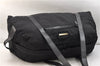 Authentic GUCCI Travel Boston Bag Nylon Leather 0120408 Black 2641E