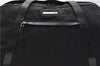 Authentic GUCCI Travel Boston Bag Nylon Leather 0120408 Black 2641E