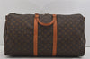 Authentic Louis Vuitton Monogram Keepall Bandouliere 55 M41414 Boston Bag 2642I