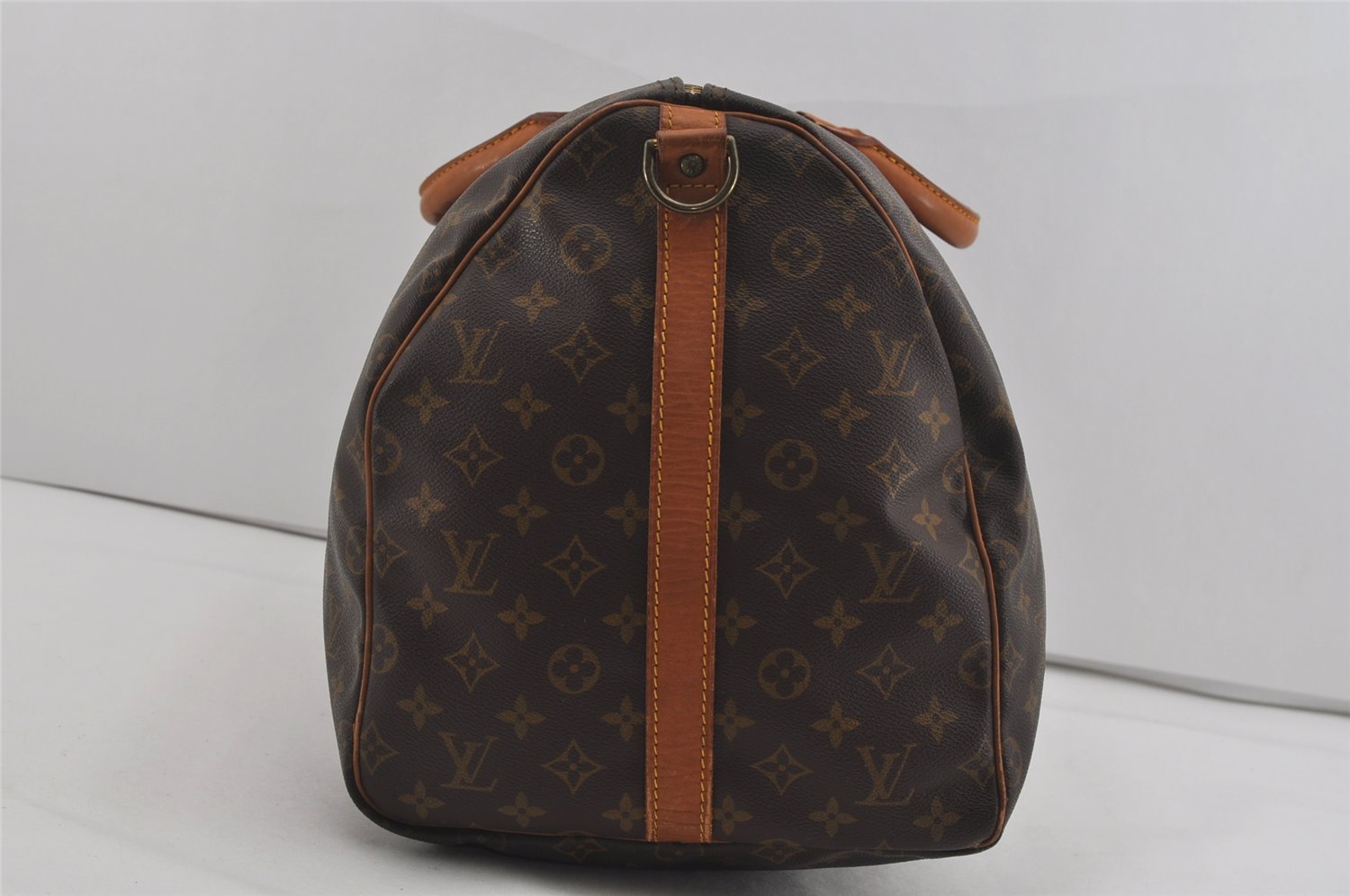 Authentic Louis Vuitton Monogram Keepall Bandouliere 55 M41414 Boston Bag 2642I