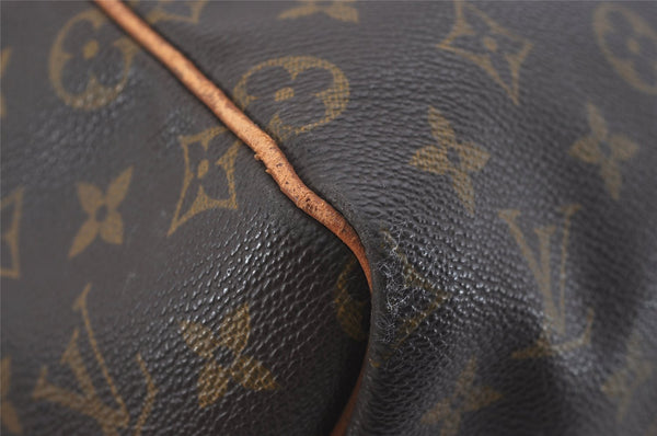 Authentic Louis Vuitton Monogram Keepall Bandouliere 55 M41414 Boston Bag 2642I
