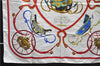 Authentic HERMES Carre 90 Scarf "SPRINGS" Silk Ivory 2643E