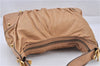 Authentic GUCCI Vintage Jockey Shoulder Hand Bag Leather 211966 Brown 2643F