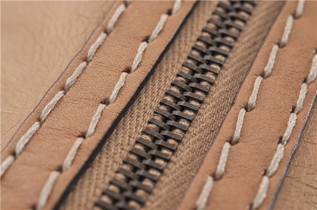 Authentic GUCCI Vintage Jockey Shoulder Hand Bag Leather 211966 Brown 2643F