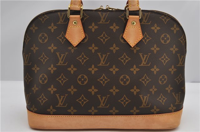Authentic Louis Vuitton Monogram Alma Hand Bag Purse M51130 LV 2644F