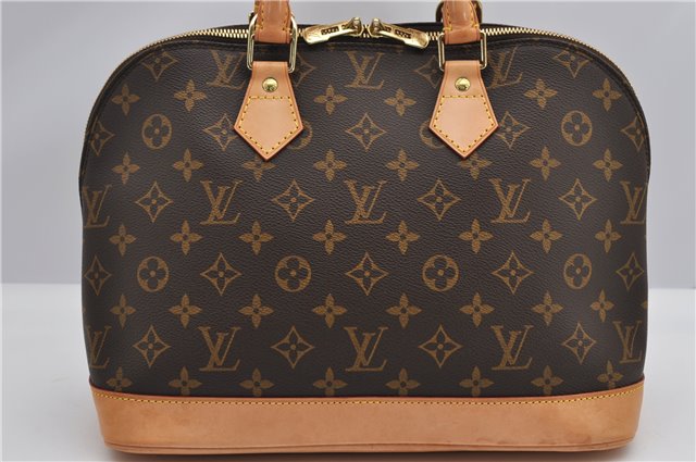 Authentic Louis Vuitton Monogram Alma Hand Bag Purse M51130 LV 2644F