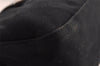 Authentic FENDI Vintage Shoulder Hand Bag Purse Jersey Leather Black 2645I