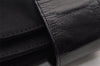 Authentic FENDI Vintage Shoulder Hand Bag Purse Jersey Leather Black 2645I