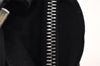 Authentic FENDI Vintage Shoulder Hand Bag Purse Jersey Leather Black 2645I