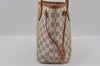 Authentic Louis Vuitton Damier Azur Neverfull PM Tote Bag N51110 LV 2647I