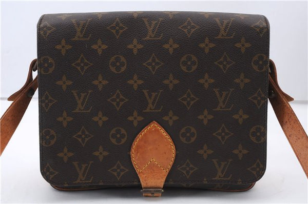 Auth Louis Vuitton Monogram Cartouchiere GM Shoulder Cross Bag M51252 LV 2649D
