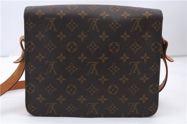 Auth Louis Vuitton Monogram Cartouchiere GM Shoulder Cross Bag M51252 LV 2649D