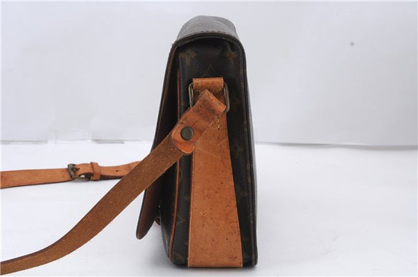 Auth Louis Vuitton Monogram Cartouchiere GM Shoulder Cross Bag M51252 LV 2649D
