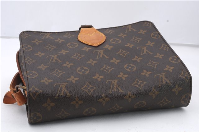Auth Louis Vuitton Monogram Cartouchiere GM Shoulder Cross Bag M51252 LV 2649D