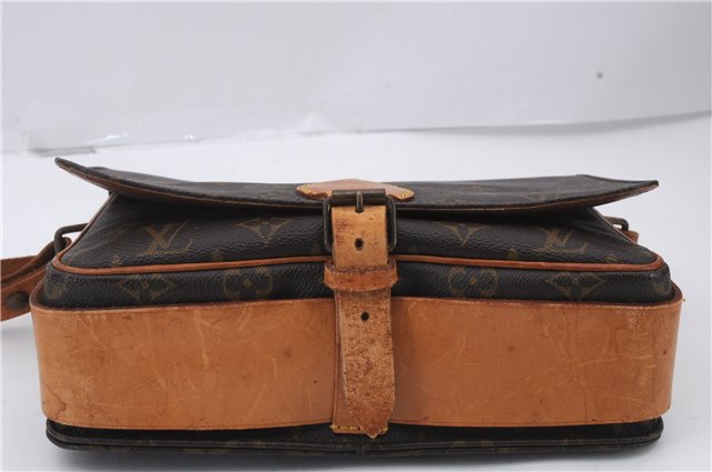 Auth Louis Vuitton Monogram Cartouchiere GM Shoulder Cross Bag M51252 LV 2649D