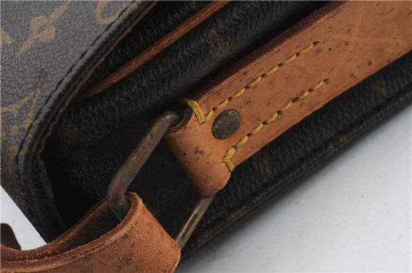 Auth Louis Vuitton Monogram Cartouchiere GM Shoulder Cross Bag M51252 LV 2649D