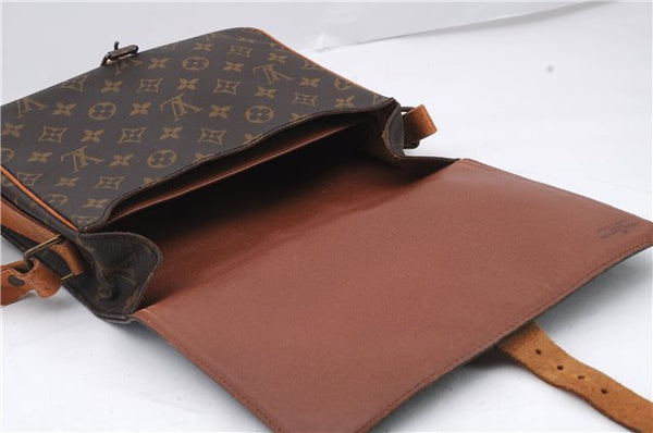 Auth Louis Vuitton Monogram Cartouchiere GM Shoulder Cross Bag M51252 LV 2649D