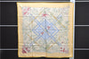 Authentic HERMES Carre 90 Scarf "SERENITE" Silk Beige Box 2649E