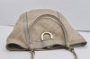 Authentic GUCCI Guccissima Abbey Shoulder Tote Bag GG Leather 211982 White 2649I