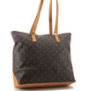 Authentic Louis Vuitton Monogram Cabas Mezzo Shoulder Tote Bag M51151 LV 2650F