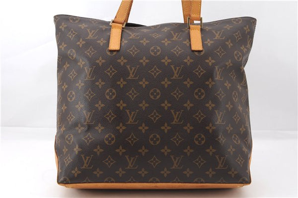 Authentic Louis Vuitton Monogram Cabas Mezzo Shoulder Tote Bag M51151 LV 2650F