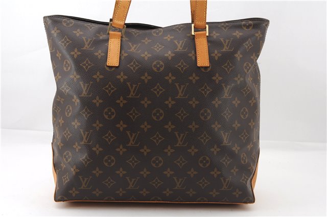 Authentic Louis Vuitton Monogram Cabas Mezzo Shoulder Tote Bag M51151 LV 2650F