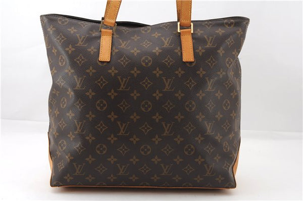 Authentic Louis Vuitton Monogram Cabas Mezzo Shoulder Tote Bag M51151 LV 2650F