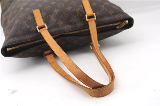 Authentic Louis Vuitton Monogram Cabas Mezzo Shoulder Tote Bag M51151 LV 2650F