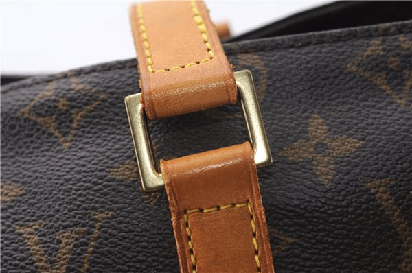 Authentic Louis Vuitton Monogram Cabas Mezzo Shoulder Tote Bag M51151 LV 2650F