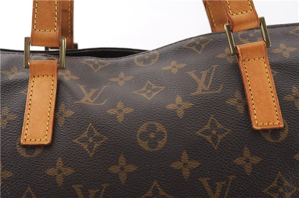 Authentic Louis Vuitton Monogram Cabas Mezzo Shoulder Tote Bag M51151 LV 2650F
