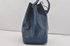 Authentic Louis Vuitton Epi Noe Shoulder Drawstring Bag Blue M44005 LV 2650I