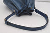Authentic Louis Vuitton Epi Noe Shoulder Drawstring Bag Blue M44005 LV 2650I