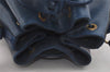 Authentic Louis Vuitton Epi Noe Shoulder Drawstring Bag Blue M44005 LV 2650I