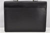 Auth Louis Vuitton Epi Serviette Ambassadeur Black Briefcase M54412 LV 2651G
