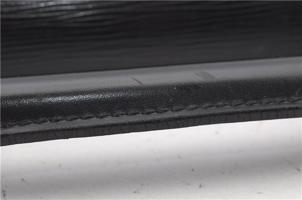 Auth Louis Vuitton Epi Serviette Ambassadeur Black Briefcase M54412 LV 2651G