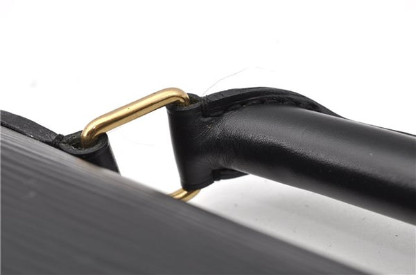 Auth Louis Vuitton Epi Serviette Ambassadeur Black Briefcase M54412 LV 2651G