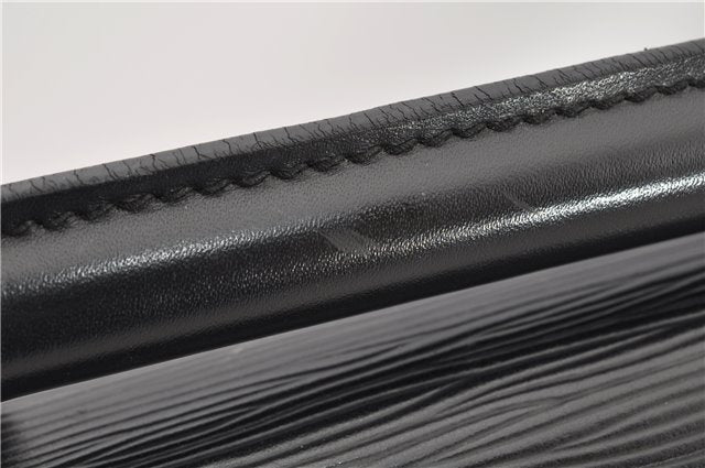 Auth Louis Vuitton Epi Serviette Ambassadeur Black Briefcase M54412 LV 2651G