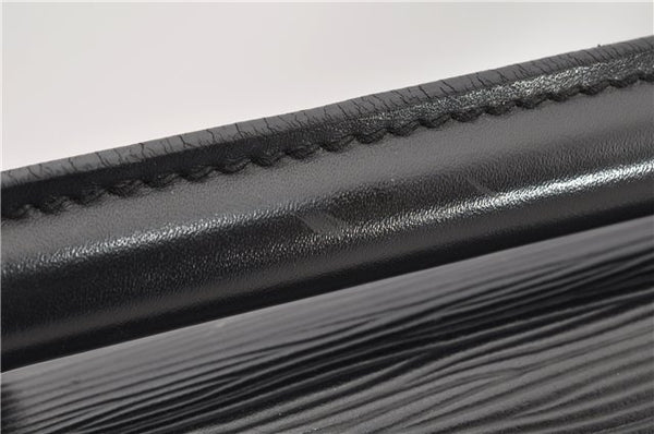 Auth Louis Vuitton Epi Serviette Ambassadeur Black Briefcase M54412 LV 2651G