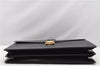 Auth Louis Vuitton Epi Serviette Ambassadeur Black Briefcase M54412 LV 2651G