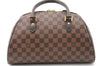Authentic Louis Vuitton Damier Ribera MM Hand Boston Bag Purse N41434 LV 2652F