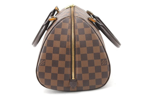 Authentic Louis Vuitton Damier Ribera MM Hand Boston Bag Purse N41434 LV 2652F