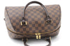 Authentic Louis Vuitton Damier Ribera MM Hand Boston Bag Purse N41434 LV 2652F