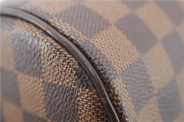 Authentic Louis Vuitton Damier Ribera MM Hand Boston Bag Purse N41434 LV 2652F