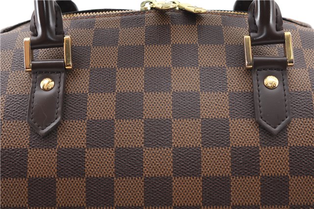 Authentic Louis Vuitton Damier Ribera MM Hand Boston Bag Purse N41434 LV 2652F