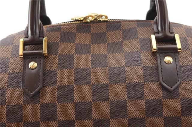 Authentic Louis Vuitton Damier Ribera MM Hand Boston Bag Purse N41434 LV 2652F